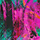 stilisierte Farbfläche mit einer Pinseltextur bestehend aus Cyan, Magenta, Orange & Grau Tönen